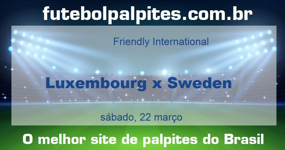 Luxembourg x Sweden