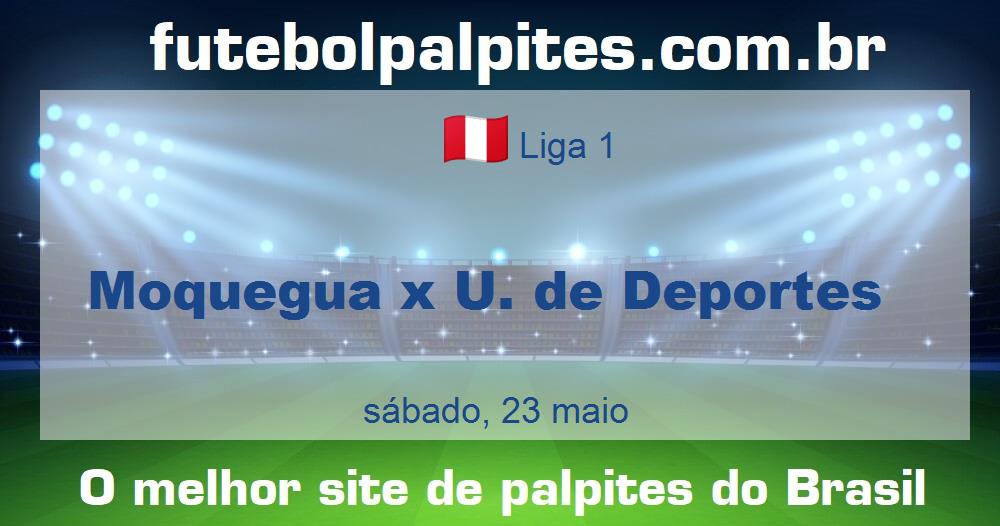 Moquegua x U. de Deportes Moquegua x U. de Deportes