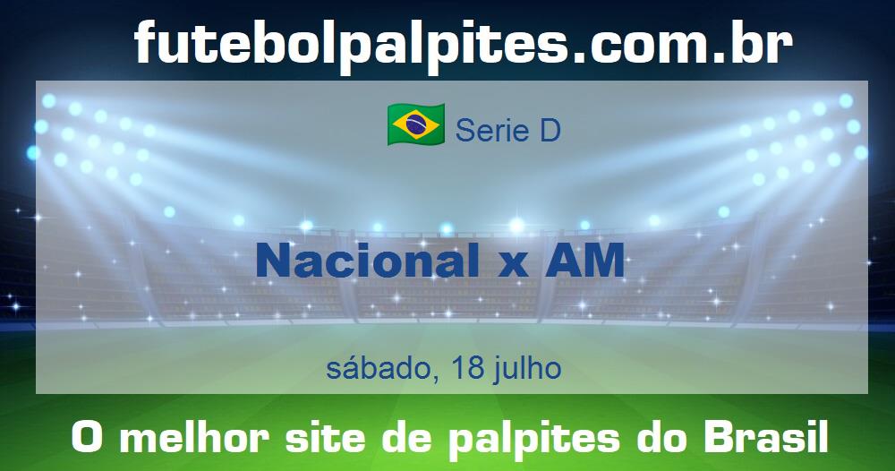 Nacional x AM