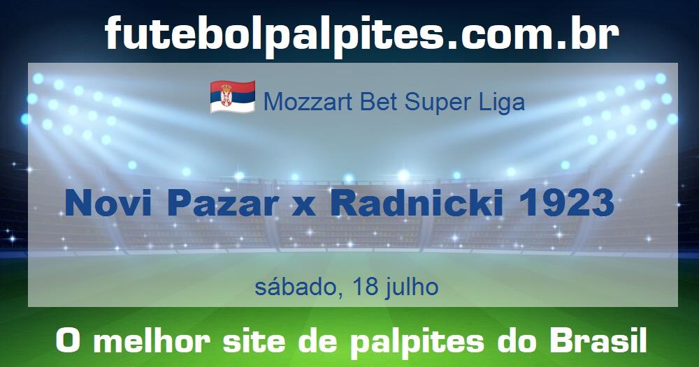 Novi Pazar x Radnicki 1923 Novi Pazar x Radnicki 1923