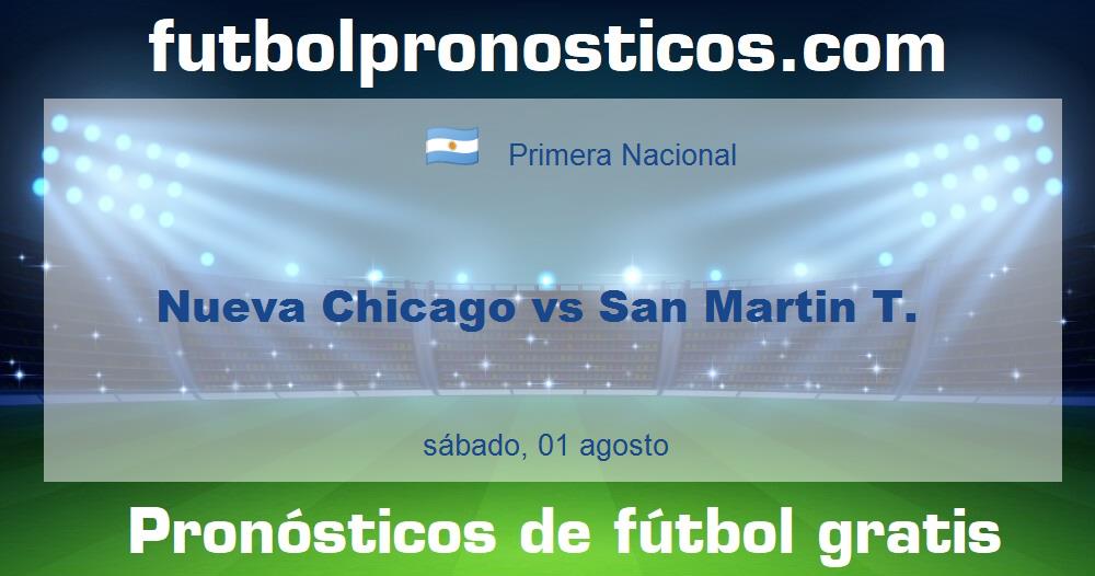Nueva Chicago vs San Martin T. Nueva Chicago vs San Martin T.
