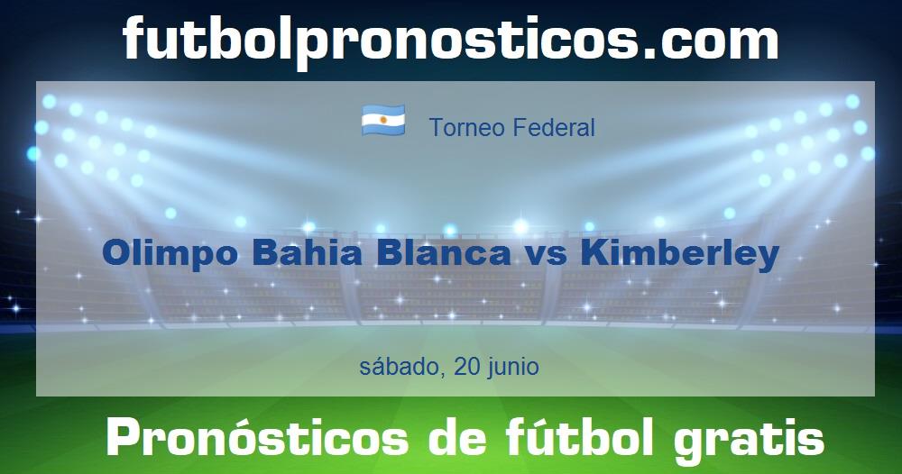 Olimpo Bahia Blanca vs Kimberley Olimpo Bahia Blanca vs Kimberley