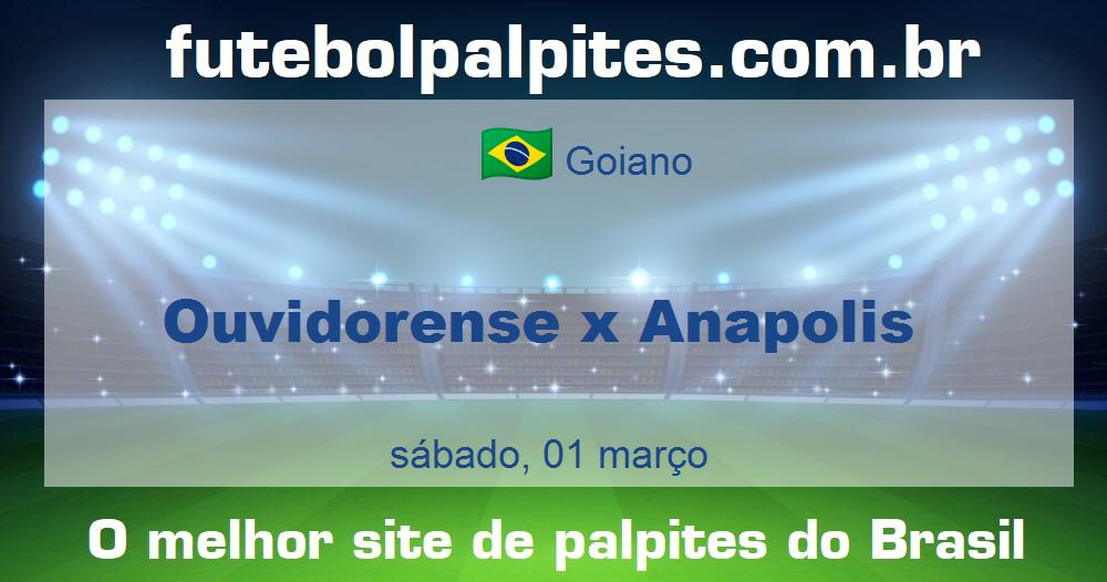 Ouvidorense x Anapolis