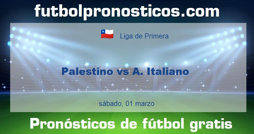 Palestino vs A. Italiano