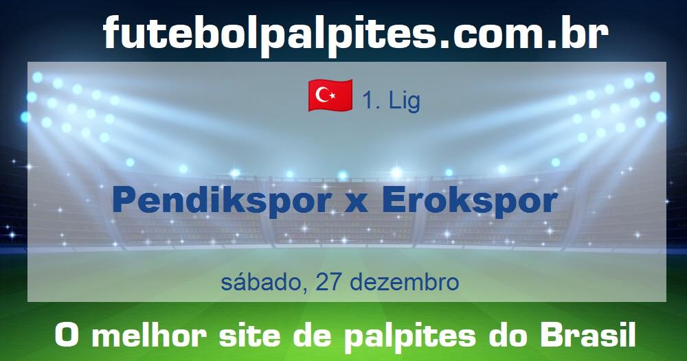 Pendikspor x Erokspor