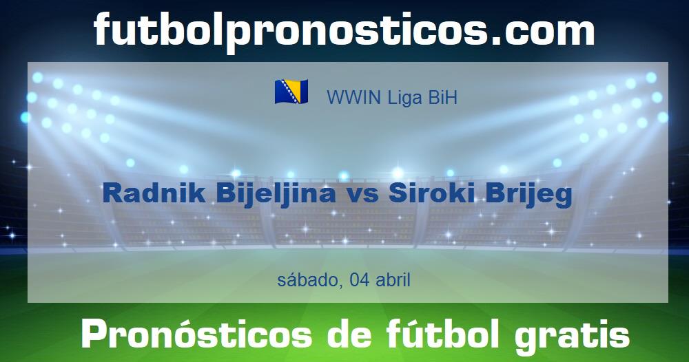 Radnik Bijeljina vs Siroki Brijeg