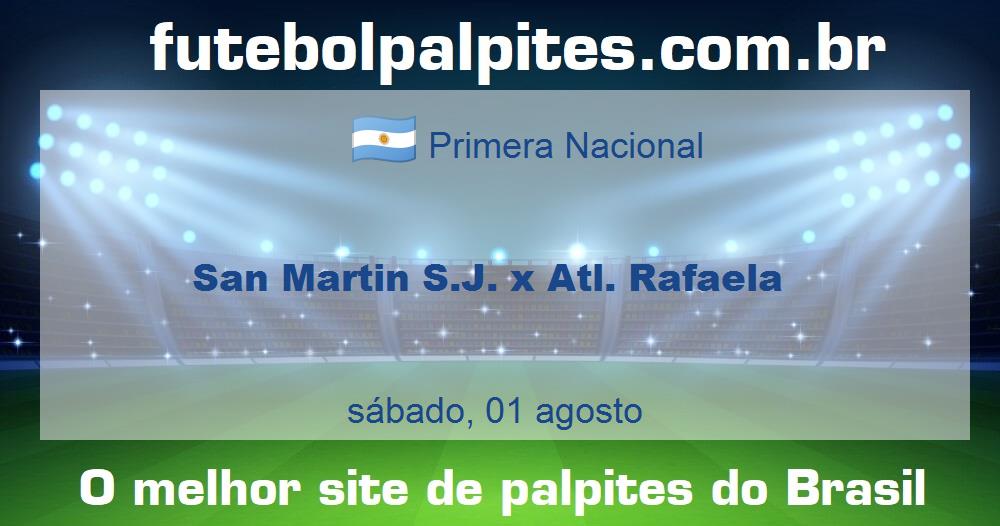 San Martin S.J. x Atl. Rafaela San Martin S.J. x Atl. Rafaela