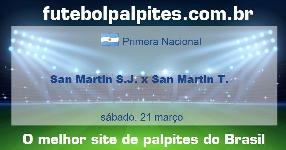 San Martin S.J. x San Martin T.