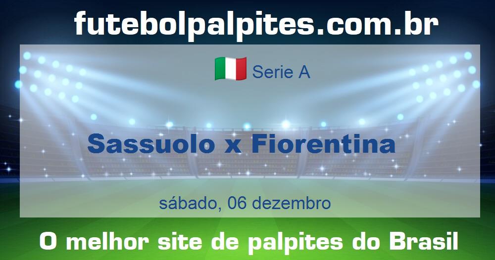 Sassuolo x Fiorentina