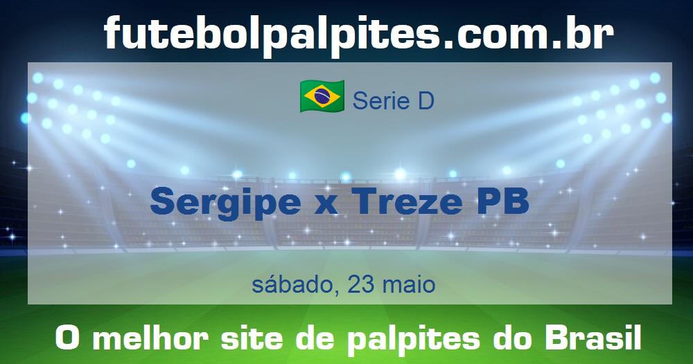 Sergipe x Treze PB Sergipe x Treze PB