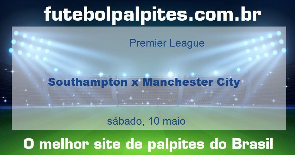 Southampton x Manchester City Southampton x Manchester City