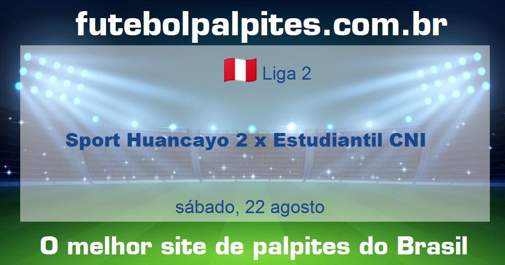 Sport Huancayo 2 x Estudiantil CNI Sport Huancayo 2 x Estudiantil CNI