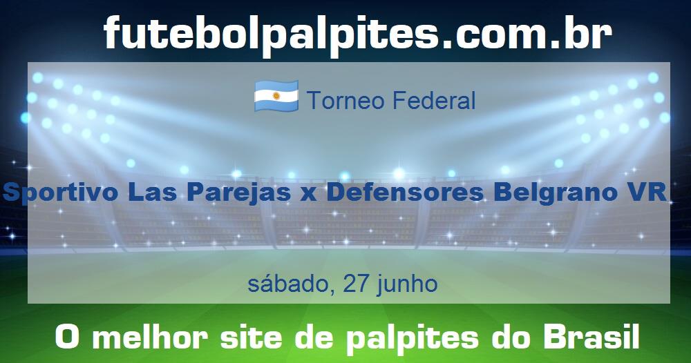 Sportivo Las Parejas x Defensores Belgrano VR
