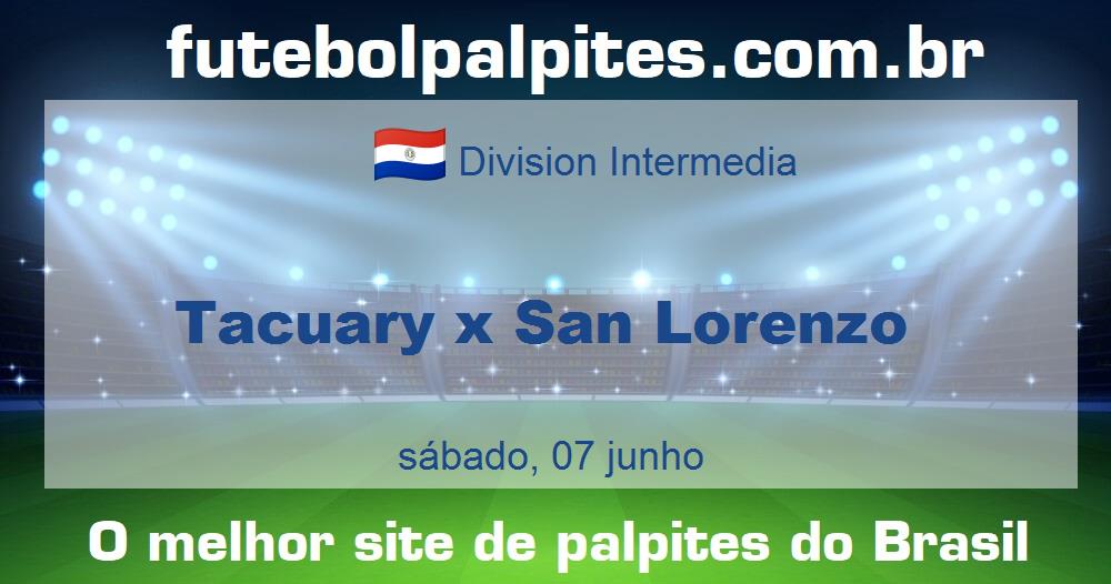 Tacuary x San Lorenzo Tacuary x San Lorenzo
