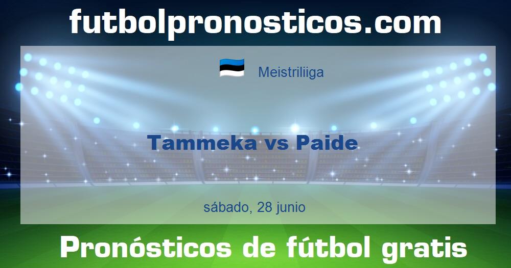 Tammeka vs Paide Tammeka vs Paide