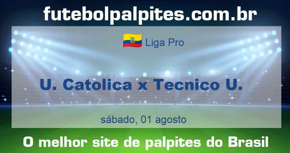 U. Catolica x Tecnico U. U. Catolica x Tecnico U.