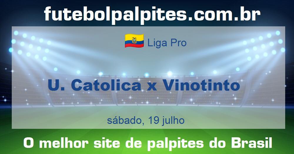 U. Catolica x Vinotinto U. Catolica x Vinotinto
