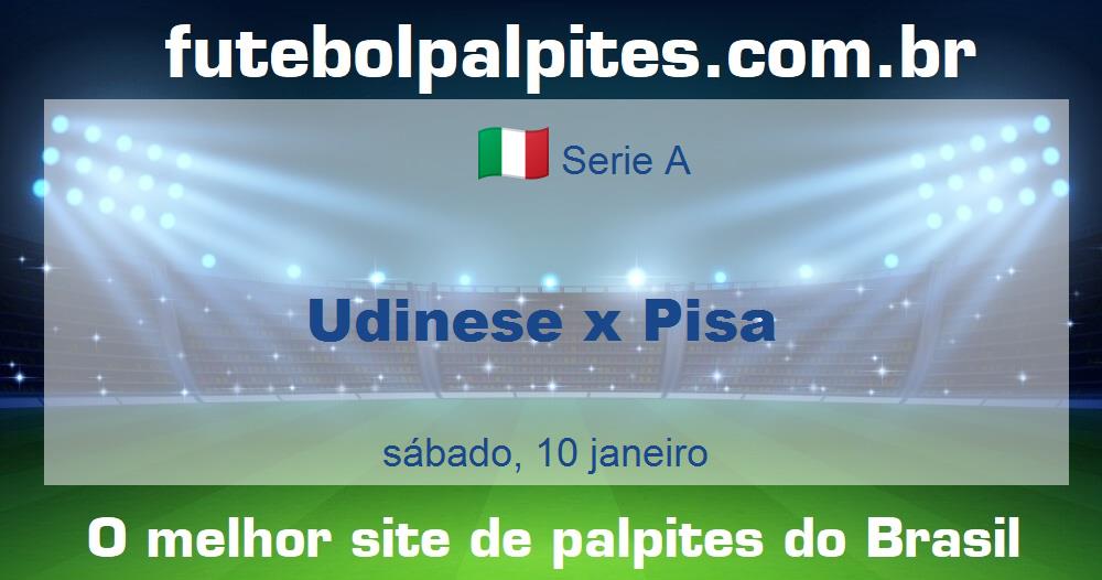 Udinese x Pisa