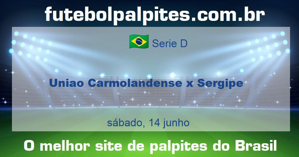 Uniao Carmolandense x Sergipe Uniao Carmolandense x Sergipe
