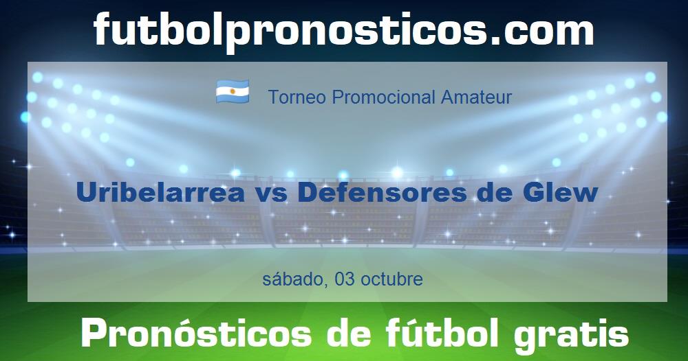 Uribelarrea vs Defensores de Glew Uribelarrea vs Defensores de Glew