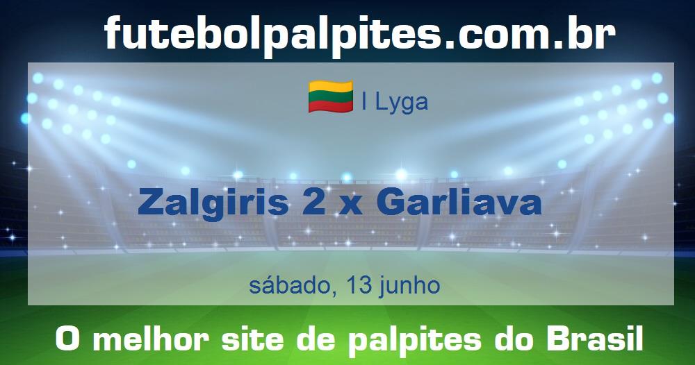 Zalgiris 2 x Garliava Zalgiris 2 x Garliava