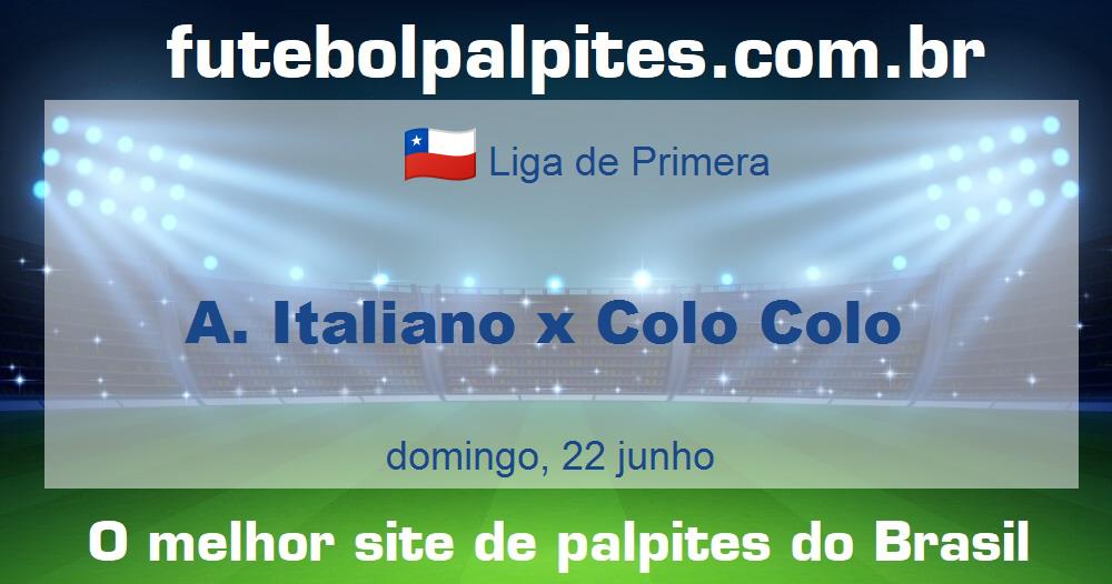 A. Italiano x Colo Colo A. Italiano x Colo Colo