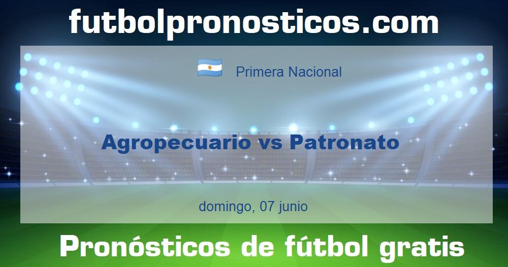 Agropecuario vs Patronato Agropecuario vs Patronato