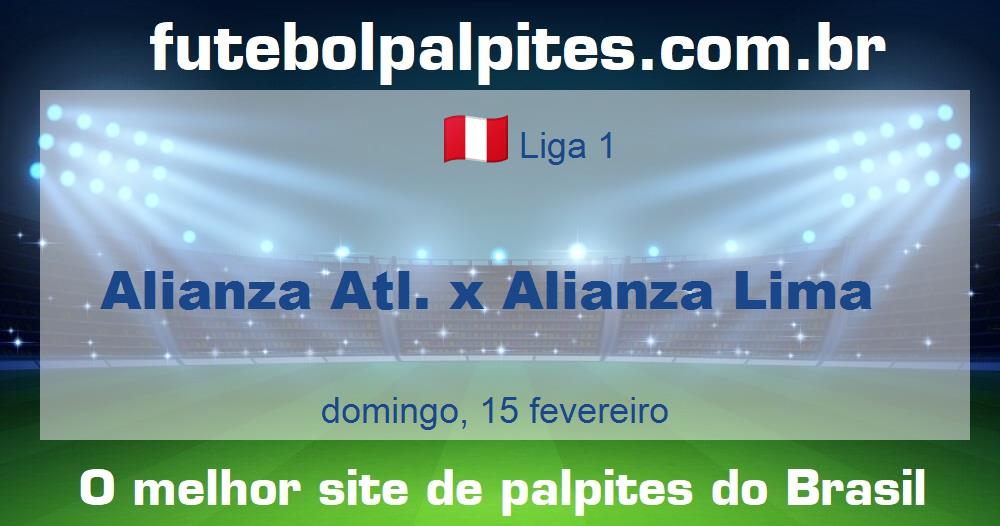 Alianza Atl. x Alianza Lima