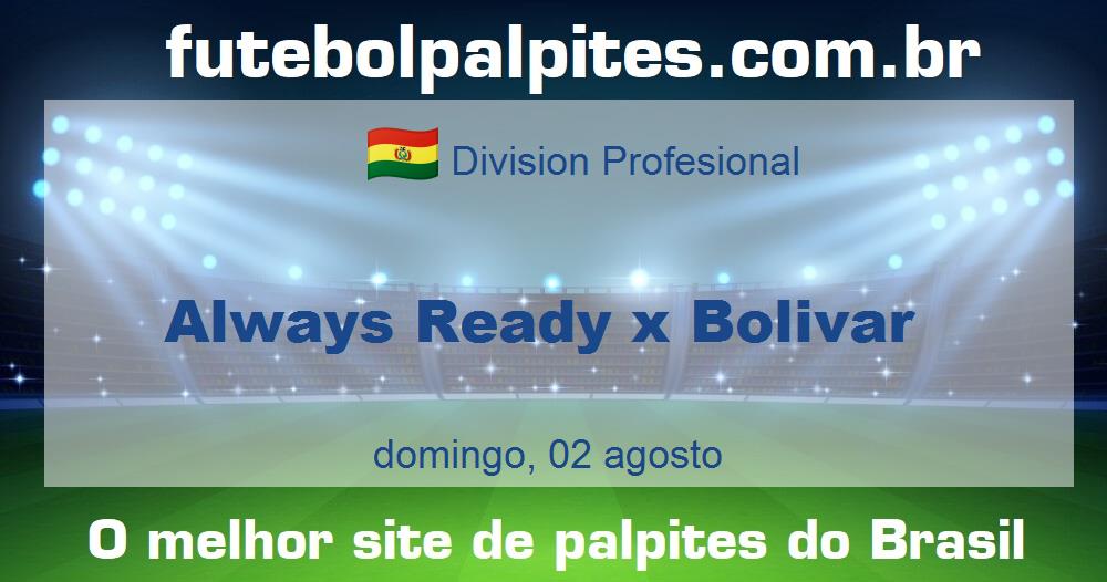 Always Ready x Bolivar Always Ready x Bolivar