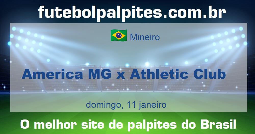 America MG x Athletic Club