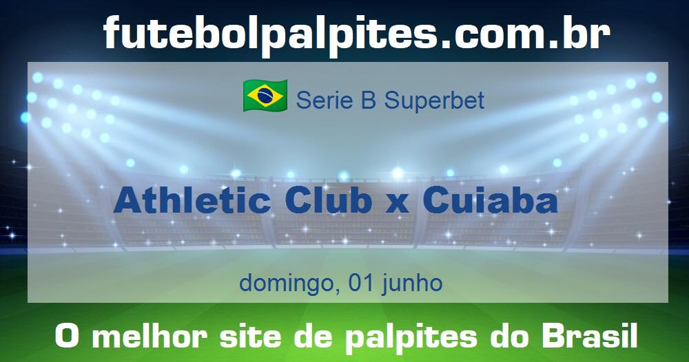 Athletic Club x Cuiaba Athletic Club x Cuiaba