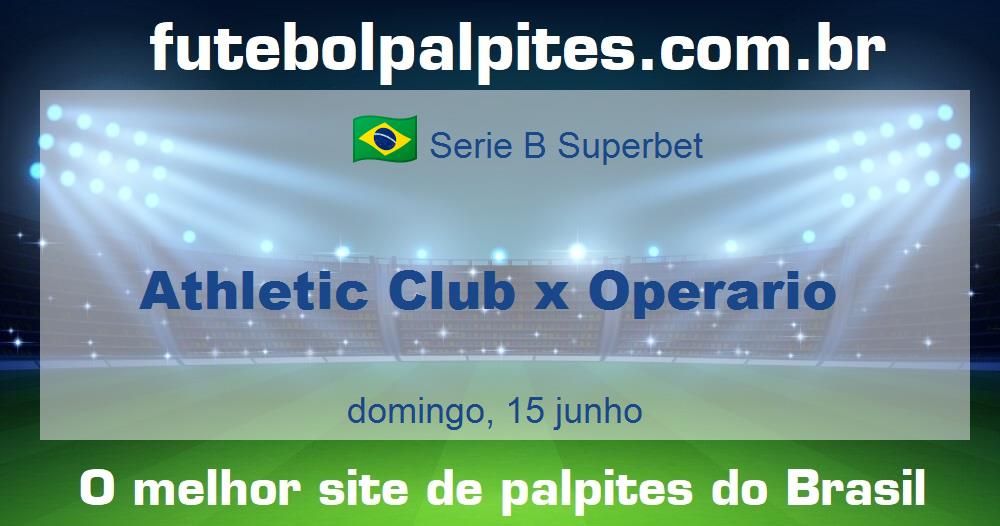 Athletic Club x Operario Athletic Club x Operario