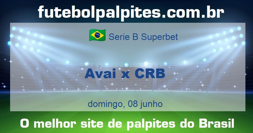 Avai x CRB Avai x CRB