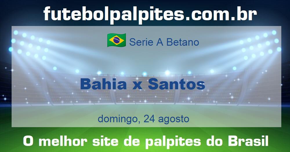 Bahia x Santos