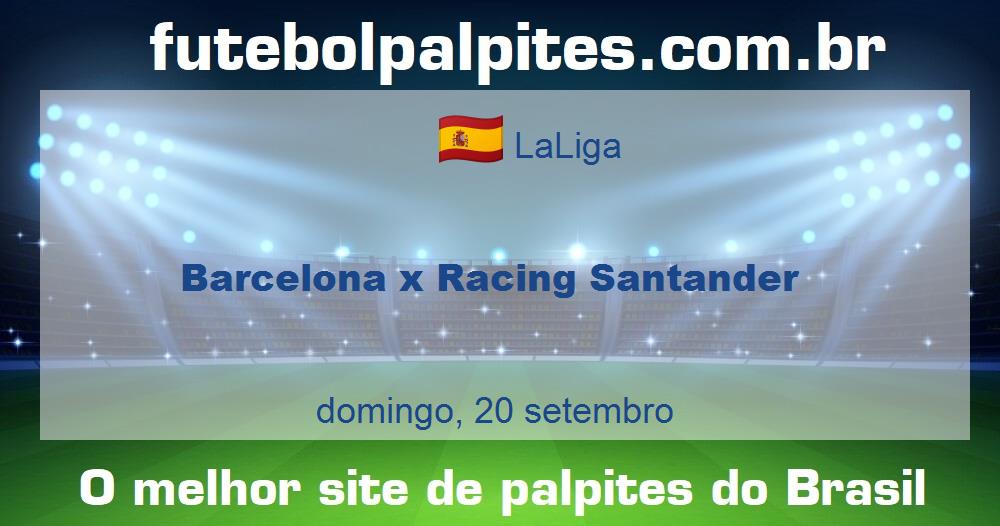 Barcelona x Racing Santander