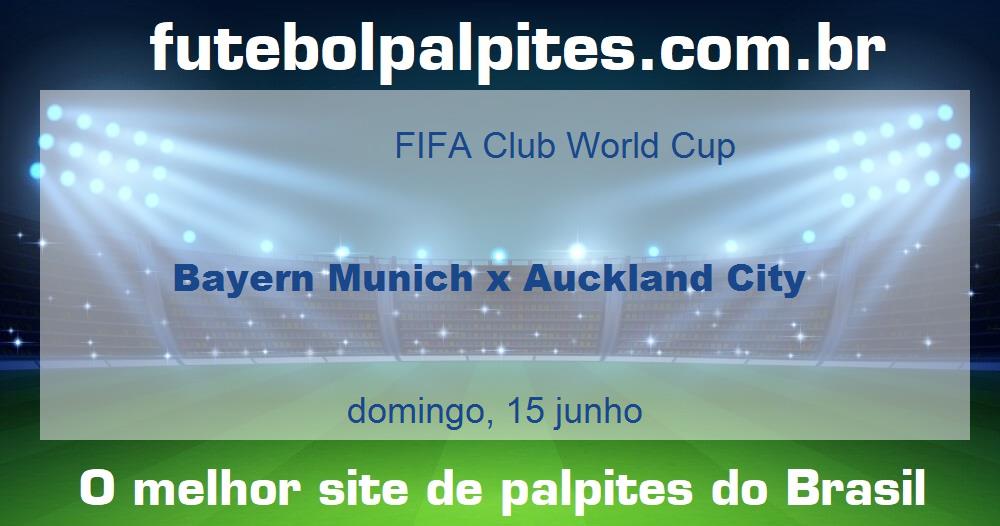 Bayern Munich x Auckland City Bayern Munich x Auckland City