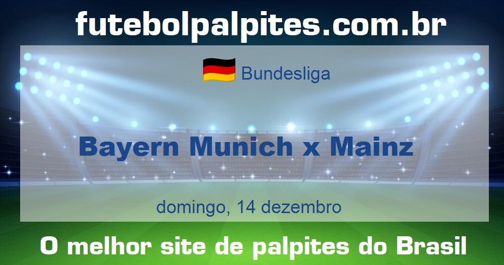 Bayern Munich x Mainz Bayern Munich x Mainz