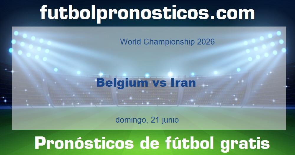 Belgium vs Iran Belgium vs Iran