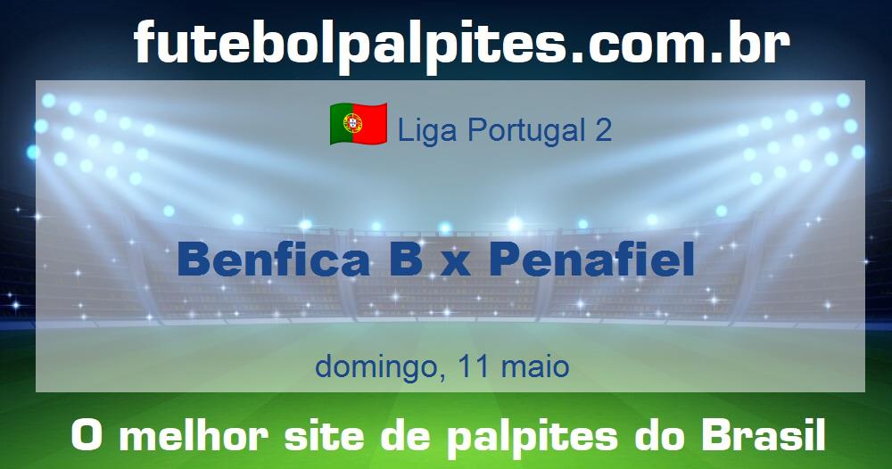 Benfica B x Penafiel Benfica B x Penafiel