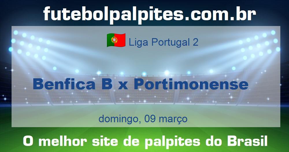 Benfica B x Portimonense