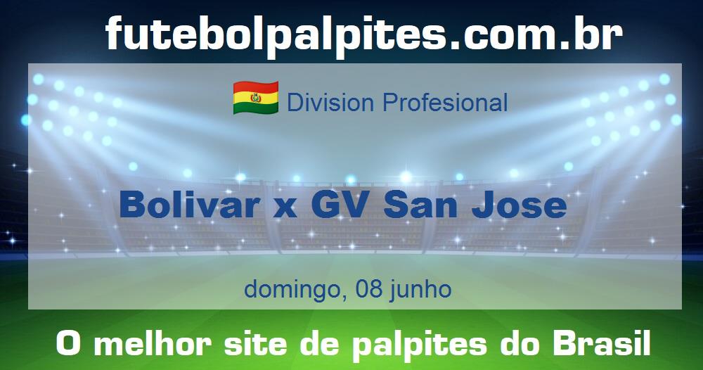 Bolivar x GV San Jose Bolivar x GV San Jose