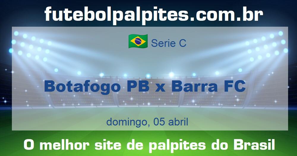 Botafogo PB x Barra FC