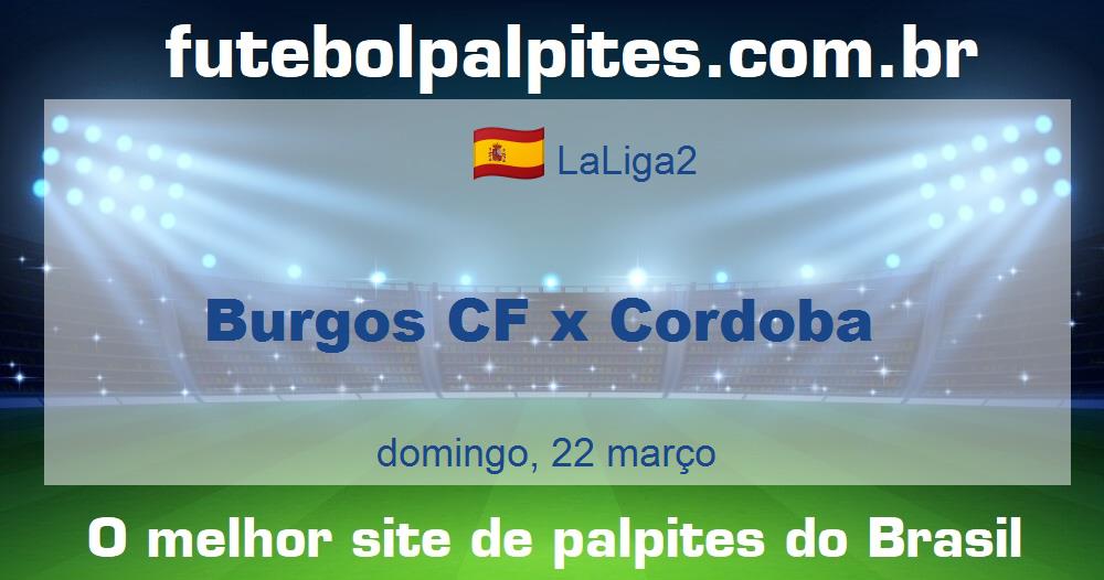 Burgos CF x Cordoba