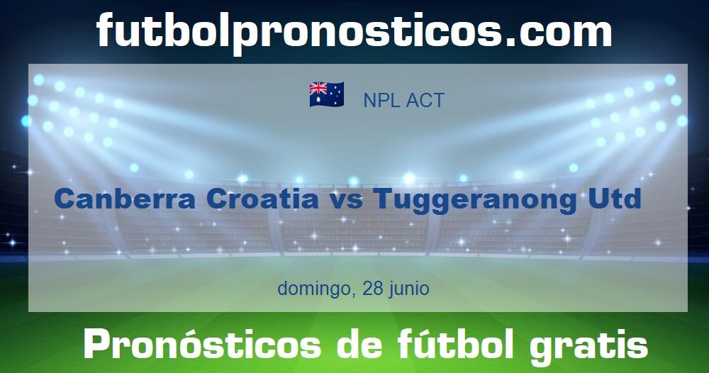 Canberra Croatia vs Tuggeranong Utd