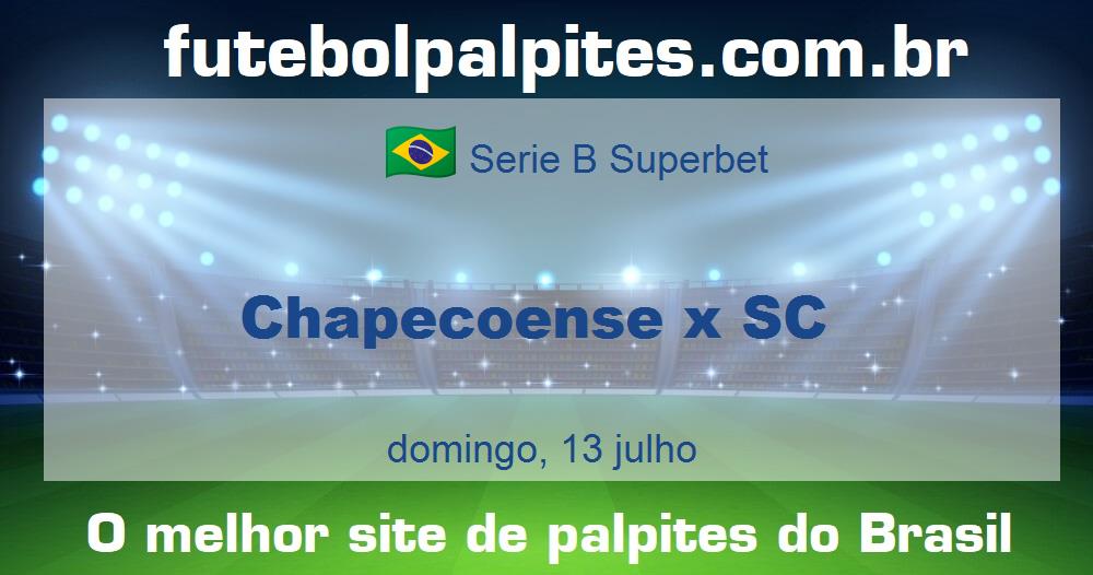 Chapecoense x SC Chapecoense x SC