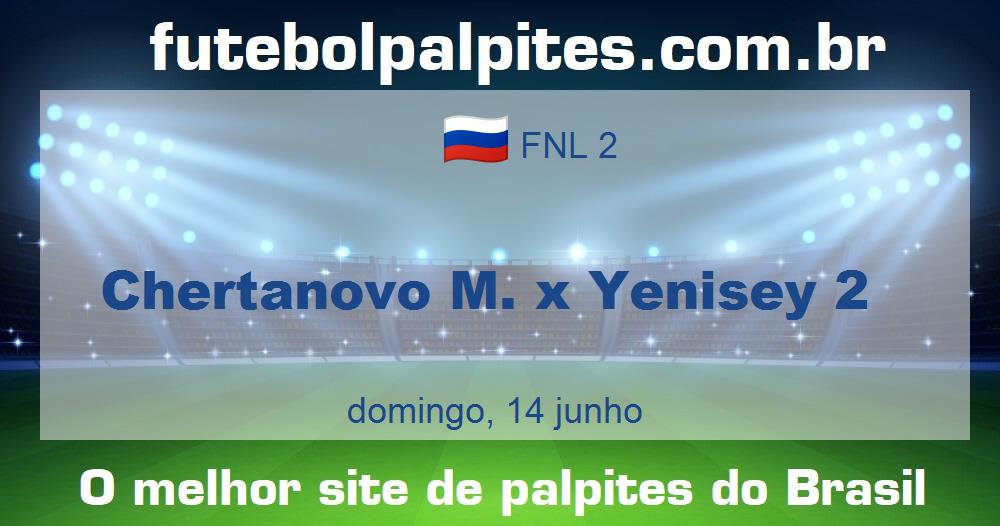 Chertanovo M. x Yenisey 2 Chertanovo M. x Yenisey 2