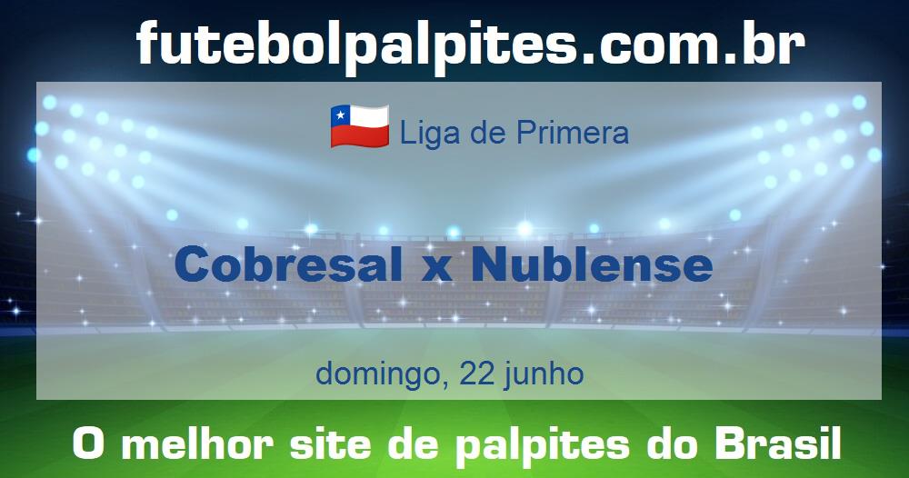 Cobresal x Nublense