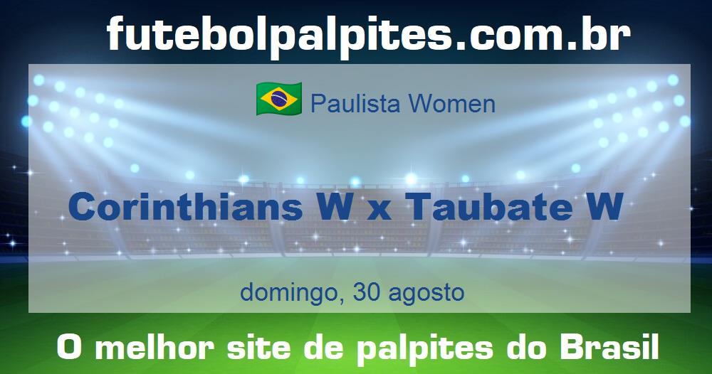 Corinthians W x Taubate W Corinthians W x Taubate W