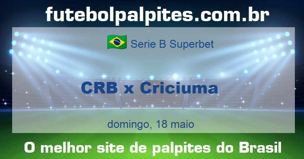 CRB x Criciuma CRB x Criciuma