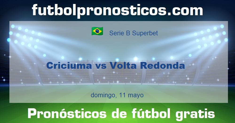 Criciuma vs Volta Redonda Criciuma vs Volta Redonda